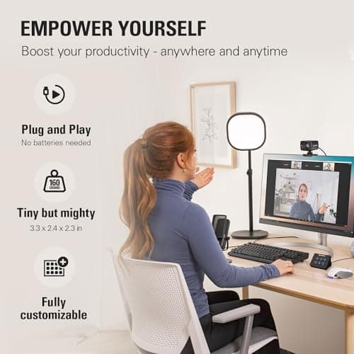 Elgato Stream Deck Mini – Control Zoom, Teams, PowerPoint, MS Office and More, Boost Productivity with Seamless Integration for Daily Apps, Set Up Shortcuts Easily, Compatible with Mac and PC