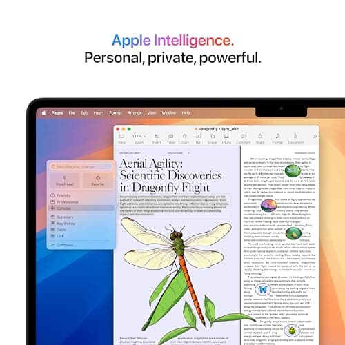 Apple 2025 MacBook Air 15-inch Laptop with M4 chip: Built for Apple Intelligence, 15.3-inch Liquid Retina Display, 16GB Unified Memory, 256GB SSD Storage, 12MP Center Stage Camera, Touch ID; Midnight