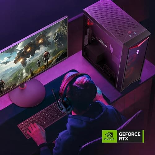 Acer Nitro 70 N70-130-UR13 Gaming Desktop | AMD Ryzen 9 7900 12-Core Processor | NVIDIA GeForce RTX 4070 | 32GB DDR5 4800MHz | 1TB PCIe Gen 4 SSD | Wi-Fi 6E | Windows 11 Home