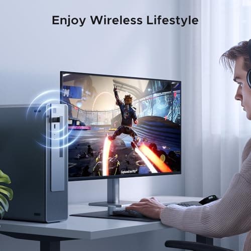 UGREEN USB Bluetooth Adapter for PC, Bluetooth 6.0 Dongle Receiver EDR & BLE, Plug & Play for Windows 11/10/8.1, for Headphone/Keyboard/Mouse/Speakers/Printer