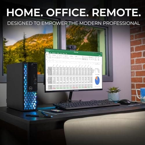 BlairTech RGB Desktop Computer - Intel i5-8500 CPU (3.2GHz) | 16GB DDR4 RAM | 1TB SSD Solid State | Windows 11 Professional | Home or Office PC | WiFi + Bluetooth