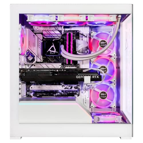 CLX Horus Gaming PC - Intel Core i9 14900KF 3.2GHz, GeForce RTX 4090, 2TB NVMe M.2 SSD, 6TB HDD, 64GB DDR5 RGB Memory, 360mm AIO, WiFi, Windows 11 Home, White