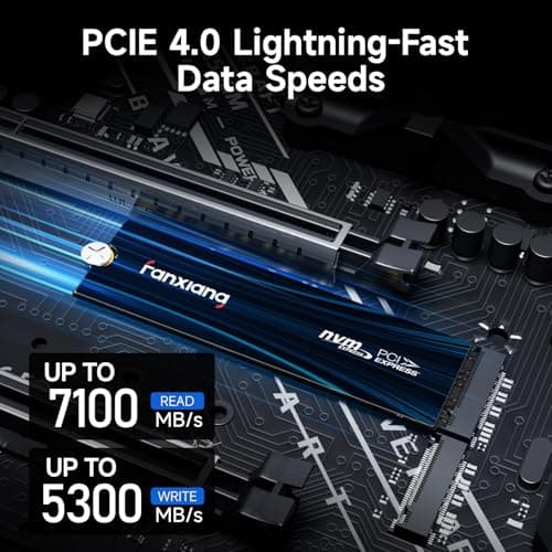 2TB NVMe SSD PCIe Gen 4 Gaming SSD for PS5, Up to 7100MB/s M.2 2280 SSD Compatible with PS5 Storage Expansion, Internal Solid State Drive for Gamers, Professionals, Creators S880E