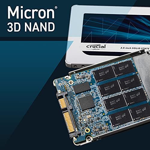Crucial MX500 2TB 3D NAND SATA 2.5 Inch Internal SSD, up to 560MB/s - CT2000MX500SSD1