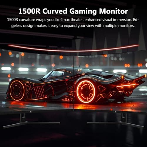 Z-Edge 32 inch Curved Gaming Monitor, FHD 1080P 240Hz Curved Monitor,1500R Computer Monitor, MPRT 1ms Monitor, UG32P 2X DP 1.4 Ports and 2X HDMI 2.0 Ports