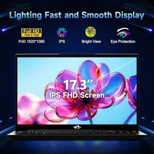 NIMO 17.3" IPS FHD-Gaming-Laptop, 8 Cores AMD Ryzen 7 6800H 32GB DDR5 RAM 1TB SSD (Beat Intel i7-12700H, Up to 4.7GHz) AMD Radeon 680M GPU-Computer with 100W Type-C Backlit Keyboard, Fingerprint