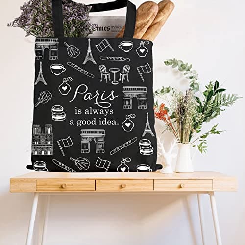 Paris City Skyline Zipper Pouch Makeup Bag - Paris tote