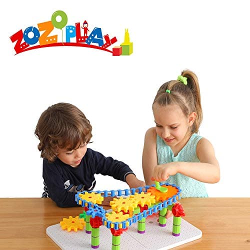 ZOZOPLAY STEM Learning Toy 170 PCS Engineering Creative Construction Building Blocks Kids Educational Toy Set for Boys and Girls Ages 3 4 5 6 7 8 9 Yr Old