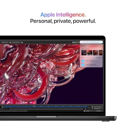 Apple 2024 MacBook Pro Laptop with M4 chip with 10‑core CPU and 10‑core GPU: Built for Apple Intelligence, 14.2-inch Liquid Retina XDR Display, 24GB Unified Memory, 1TB SSD Storage; Space Black