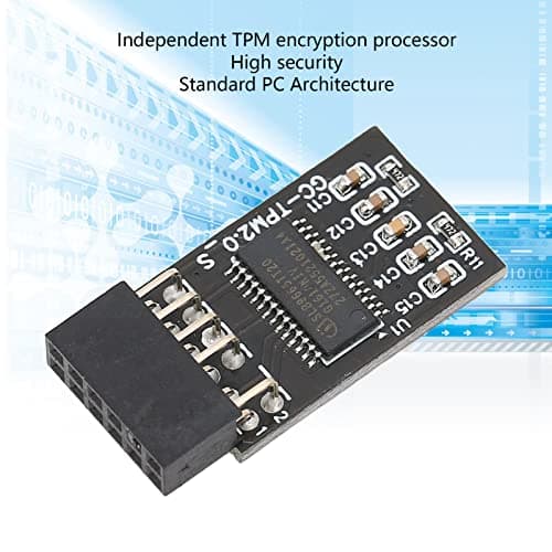 11 Motherboard Tpm 2.0 PCB Tpm 2.0 Encryption Security Module for 12Pin Lpc Interface High Security Remote Card Encryption Security Module