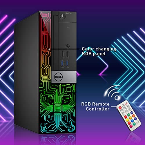 Dell OptiPlex 5050 Desktop Computers with 24 inch Monitor PC Bundle, 16GB DDR4 Ram 512GB M.2 NVMe SSD, WiFi, Bluetooth, i5-6500 3.2GHz, HDMI, Windows 10 Pro (Renewed)