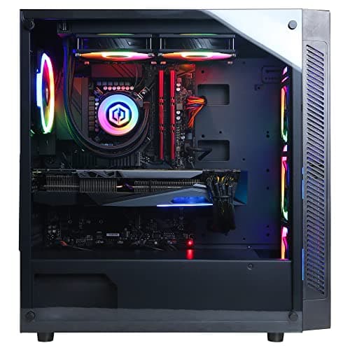 CYBERRPOWERPC Gamer Xtreme VR Gaming PC, Intel Core i7-12700KF 3.6GHz, GeForce RTX 3060 12GB, 16GB DDR4, 500GB PCI-E NVMe SSD, 2TB HDD, WiFi Ready & Win 11 Home (GXiVR8400A10), Black