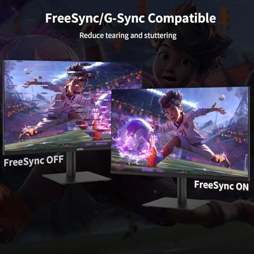 27 Inch QHD Computer Monitor, 2K 100Hz IPS Gaming Monitor, 1440P Frameless Eye Care PC Office Monitor with HDMI/DP, FreeSync & G-Sync, HDR10, VESA, Tilt Adjustable