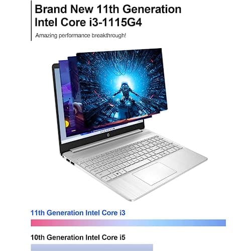HP Pavilion 15.6" HD Touchscreen Anti-Glare Laptop, 16GB RAM, 1TB SSD Storage, Intel Core Processor up to 4.1GHz, Up to 11 Hours Long Battery Life, Type-C, HDMI, Windows 11 Home, Silver