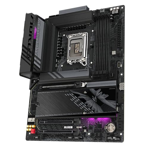 GIGABYTE Z890 AORUS Elite WIFI7 ICE Motherboard - Supports Intel Core Ultra (Series 2) CPUs, 16+1+2 Phases VRM, up to 8800MHz DDR5 (OC), 1xPCIe 5.0 + 3xPCIe 4.0, Wi-Fi 7, 2.5GbE LAN, Thunderbolt 4
