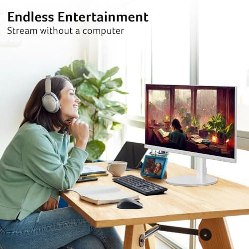 Acer CS272 27” IPS Full HD Smart Monitor | WebOS | Streaming TV | Bluetooth | Wireless Projection | iOT Device for Smart Home | Height Adjustable, Swivel, Tilt & Pivot | 3Wx2 Speakers | sRGB 99%
