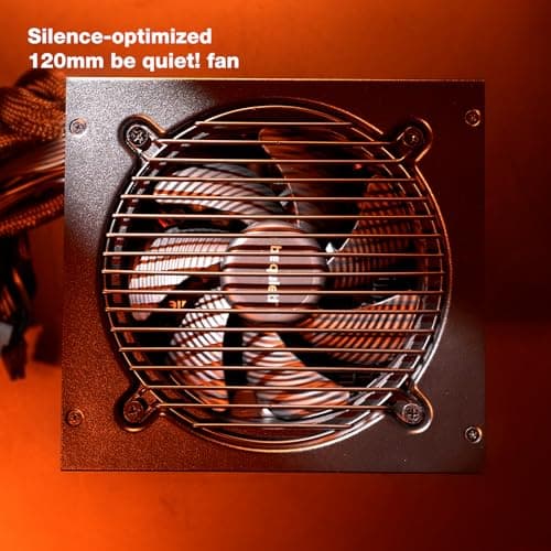 be quiet! Pure Power 12 850W PSU | 80 Plus Gold | ATX 3.1 | PCIe 5.1 GPU Support Power Supply | Silent 120mm Fan | High Performance 12V-Rail | Black | BP004US