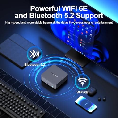 GEEKOM GT13 Pro i9 Mini PC, 13th Gen Intel i9-13900H Mini Computers(14C/20T Up to 5.4GHz) 32GB DDR4&2TB M.2 2280 NVMe Gen 4 * 4 SSD Windows 11 Pro Support Wi-Fi 6E/Bluetooth 5.2/USB 4.0/2.5G LAN/8K