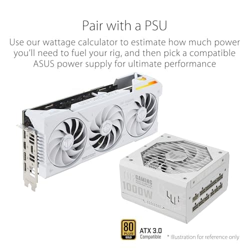 ASUS TUF Gaming GeForce RTX™ 4070 Ti Super BTF White OC Edition Gaming Graphics Card (PCIe 4.0, 16GB GDDR6X, Exclusive to BTF ATX Motherboards