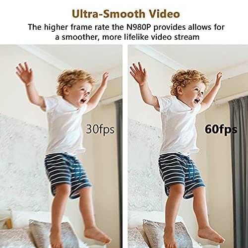 NexiGo N980P 1080P 60FPS Webcam with Microphone and Software Control, USB Computer Camera, Built-in Dual Noise Reduction Mics, 120° Wide-Angle for Zoom/Skype/FaceTime/Teams, PC Mac Laptop Desktop