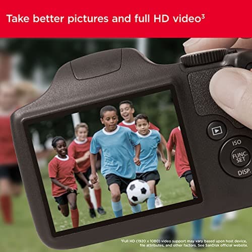 SanDisk 64GB Ultra SDXC UHS-I Memory Card - Up to 140MB/s, C10, U1, Full HD, SD Card - SDSDUNB-064G-GN6IN