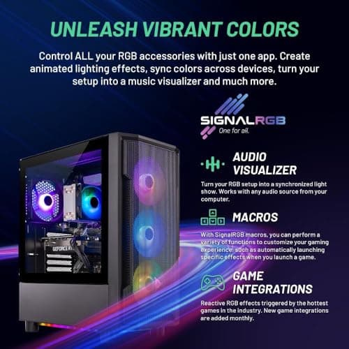 Skytech Shadow Gaming PC Desktop, Ryzen 5 5500 3.6 GHz (4.2GHz Turbo Boost), NVIDIA RTX 3050 6GB GDDR6, 500GB SSD, 16GB DDR4 RAM 3200, 650W Gold PSU, Wi-Fi, Win 11 Home