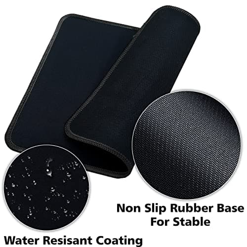 SaiTech IT 20 Pack 2mm Mouse Pad with Stitched Edges Non-Slip Rubber Base, Premium-Textured and Waterproof Mousepads Bulk, Mouse Pad Multipack Mousepad for Computers, Laptop, 8.66 x 7.1 inch