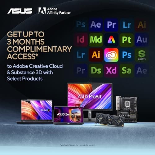 ASUS ProArt Display 32” 4K HDR Monitor (PA329CV) - UHD (3840 x 2160), IPS, 100% sRGB/Rec.709, ΔE < 2, Calman Verified, USB-C Power Delivery, DisplayPort, HDMI, USB 3.1 Hub, C-clamp, Height Adjustable