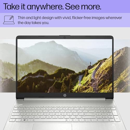 HP 15 Laptop for Business and Students (15.6" FHD, Intel 6-Core i3-1215U, 32GB RAM, 1TB SSD), Narrow-Bezel, Fingerprint Reader, 10-Hr Long Battery Life, Webcam, Numpad, HDMI, Win 11 Pro in S Mode