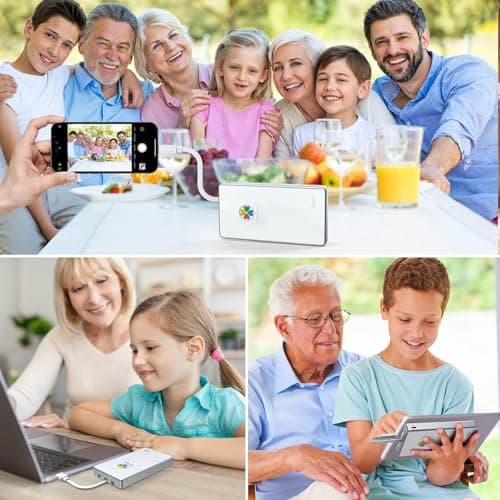 iDiskk 4TB App-le Certified External Hard Drive for iPhone iPad (iPhone 15/14/13/12/11/X) Android Mobile,MacBook and Windows PC, Photo Storage Photo Stick Drive to Bacukp Photos/Videos,Files