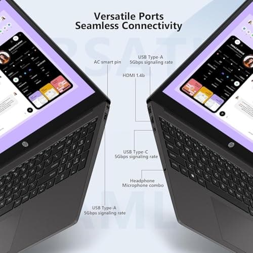 HP 255 G10 Laptop for Home or Work, 32GB RAM, 1TB SSD, 15.6" Full HD, Ryzen 3 7330U (Beat Intel i5-1135G7), HDMI, USB-C, Windows 11 Pro, Business and Fun Ready