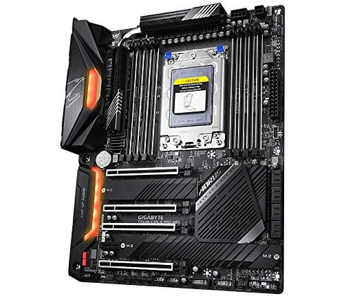 GIGABYTE TRX40 AORUS PRO WIFI (sTRX/AMD/TRX40/Fins-Array Heatsink/12+2 Phases Infineon Digital VRM/3x PCIe 4.0x4 M.2/Intel WiFi 6/Intel GbE LAN/ATX/Motherboard)