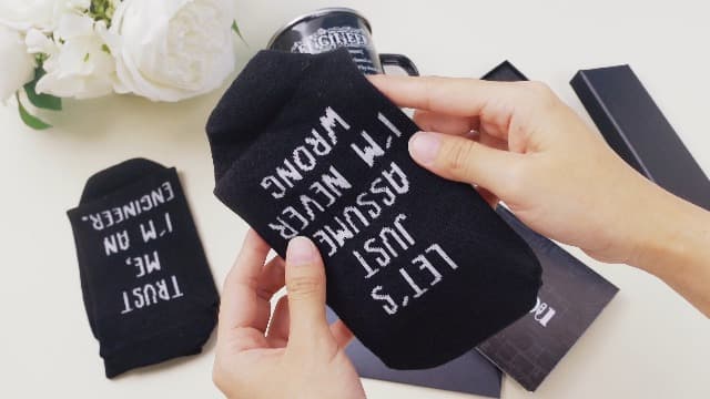 ReliThick 6 Pcs Engineer Gifts for Men Funny Aerospace Engineering Gifts Included 12 oz Enamel Mug Socks Ballpoint Pen with Box Thank You Card Envelope Birthday for Computer Mechanical Engineers