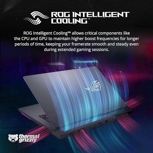 ASUS ROG Strix G17 17.3" QHD 240Hz Gaming Laptop, AMD Ryzen 9-7845HX, 64GB DDR5, 4TB PCIe SSD, NVIDIA GeForce RTX 4060, RGB Backlit Keyboard, Win 11 Pro, Gray, 128GB Hotface Extension Set