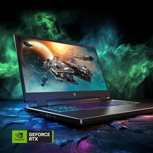 Acer Nitro 17 Gaming Laptop | AMD Ryzen 5 8645HS Hexa-Core AI Capable Processor | NVIDIA GeForce RTX 4050 Laptop GPU | 17.3" FHD IPS 165Hz Display | 16GB DDR5 | 512GB SSD | Wi-Fi 6E | AN17-42-R61S