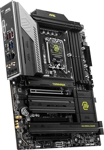 MSI MAG Z890 Tomahawk WiFi Gaming Motherboard (Supports Core Ultra Series 2 Intel Processors, LGA 1851, DDR5, PCIe 5.0, M.2, SATA, 5Gbps LAN, USB Type-C, Wi-Fi 7, Bluetooth 5.4, Thunderbolt 4, ATX)