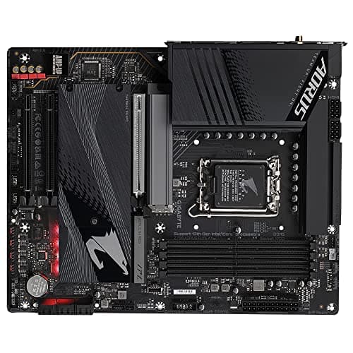 GIGABYTE Z790 AORUS Elite AX 1.0 Intel LGA 1700 ATX Motherboard, 4X DDR5~128GB, 3X PCI-E x16, 4X M.2, 6X SATA, 5X USB 3.2, 1x USB-C, 4X USB 2.0
