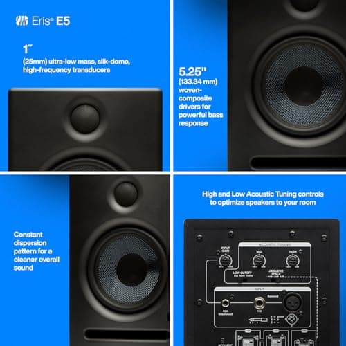 PreSonus Eris E5 2-Way 5.25" Near Field Studio Monitor