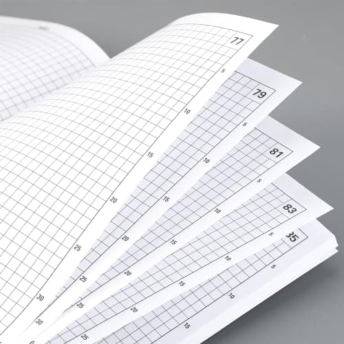 Motiskyy Engineering Notebook 120 Pages Grid Format 8.5" x 11" Paperback Graph Paper Composition Notebook Graph Notepads For Engineer Teacher Architect Designer Scientist (Green,10 Pcs)