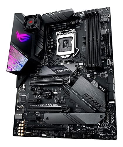 ASUS ROG Strix Z390-E Gaming Motherboard LGA1151 (Intel 8th 9th Gen) ATX DDR4 DP HDMI M.2 USB 3.1 Gen2 802.11AC Wi-Fi