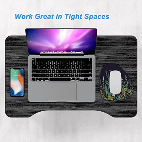 Rimilak Small Mouse Pad 6 x 7 Inch, Irregular Mini Mouse Pad with Non-Slip Rubber Base, Waterproof Compact Mouse Mat for Laptop Computer Wireless Mouse Keyboard Home Office Travel, Midnight Flowers
