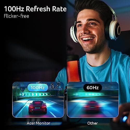 Acer SB272U Ebiip 27" WQHD 2560x1440 IPS Zero-Frame Gaming Office Monitor | AMD FreeSync Technology | Ultrathin Stylish Design | 100Hz | 1ms VRB | Low Blue Light | Display Port & 2 x HDMI 2.0 Ports