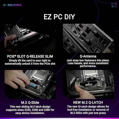 ASUS ROG Strix B850-I Gaming WiFi AMD AM5 B850 Mini-ITX mITX Motherboard 10+2+1 Stages, DDR5, 2.5G LAN, WiFi 7, 2X M.2, PCIe® 5.0 x16, USB 20Gbps Type-C®, AI Overclocking, AI Networking II, Aura Sync