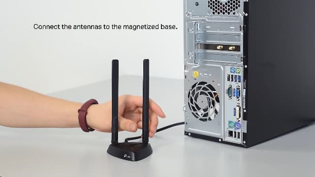 TP-Link WiFi 6 AX3000 PCIe WiFi Card (Archer TX3000E), Up to 2400Mbps, Bluetooth 5.3, 802.11AX Dual Band Wireless Adapter with MU-MIMO, OFDMA, Ultra-Low Latency, Supports Windows 11, 10 (64bit)