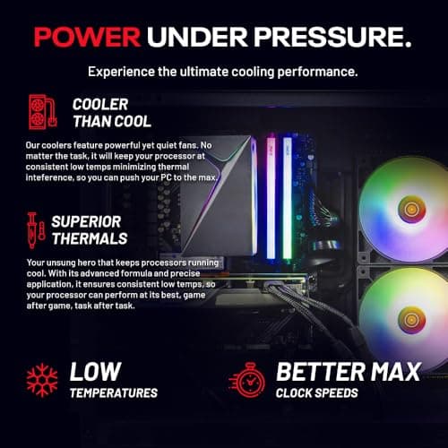 Skytech Azure Gaming PC Desktop, Ryzen 7 7700 3.8 GHz (5.3GHz Turbo), NVIDIA RTX 5060 8GB, 1TB NVMe SSD, 32GB DDR5 RAM 5200 RGB, 650W Gold PSU, Wi-Fi, Win 11