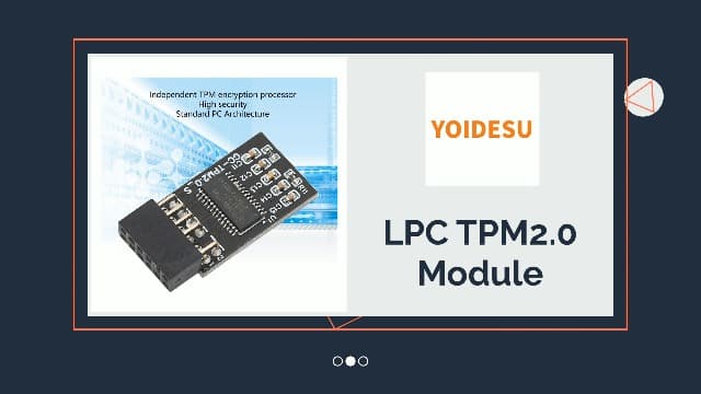 TPM 2.0 Encryption Security Module Compatible with Remote Card 11 Upgrade LPC TPM2.0 Module 12 pin for GIGABYTE Motherboards