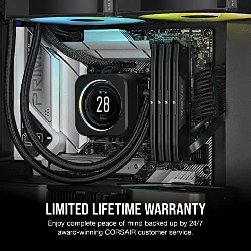 Corsair Vengeance DDR5 RAM 32GB (2x16GB) 6000MHz CL30-36-36-76 1.40V Intel XMP Desktop Computer Memory - Black (CMK32GX5M2B6000C30)
