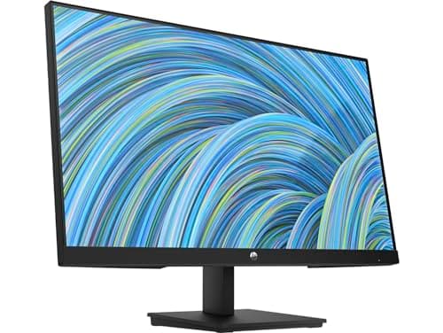 HP V24v G5, 23.8-inch, Full HD (1920 x 1080) FHD Monitor, AMD FreeSync (V24v G5, Black)