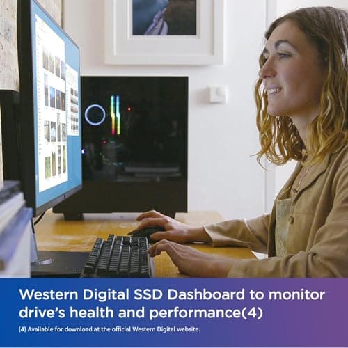 Western Digital 500GB WD Blue SN580 NVMe Internal Solid State Drive SSD - Gen4 x4 PCIe 16Gb/s, M.2 2280, Up to 4,000 MB/s - WDS500G3B0E