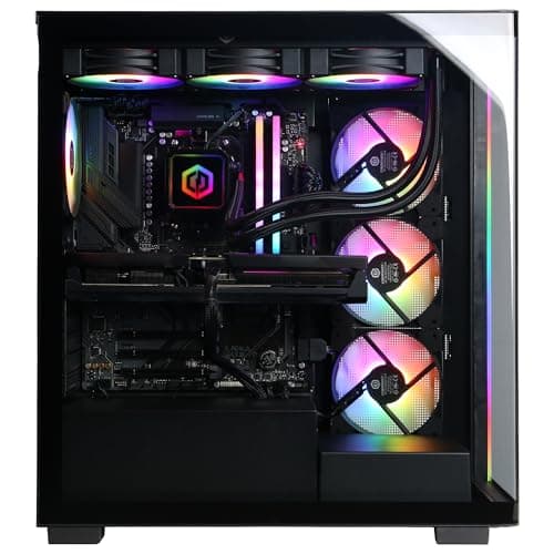 CyberPowerPC Gamer Supreme Gaming PC, AMD Ryzen 7 9800X3D 4.7GHz, GeForce RTX 5070 Ti 16GB, 32GB DDR5, 2TB PCIe 4.0 SSD, WiFi Ready & Windows 11 Home (SLC8480A8)